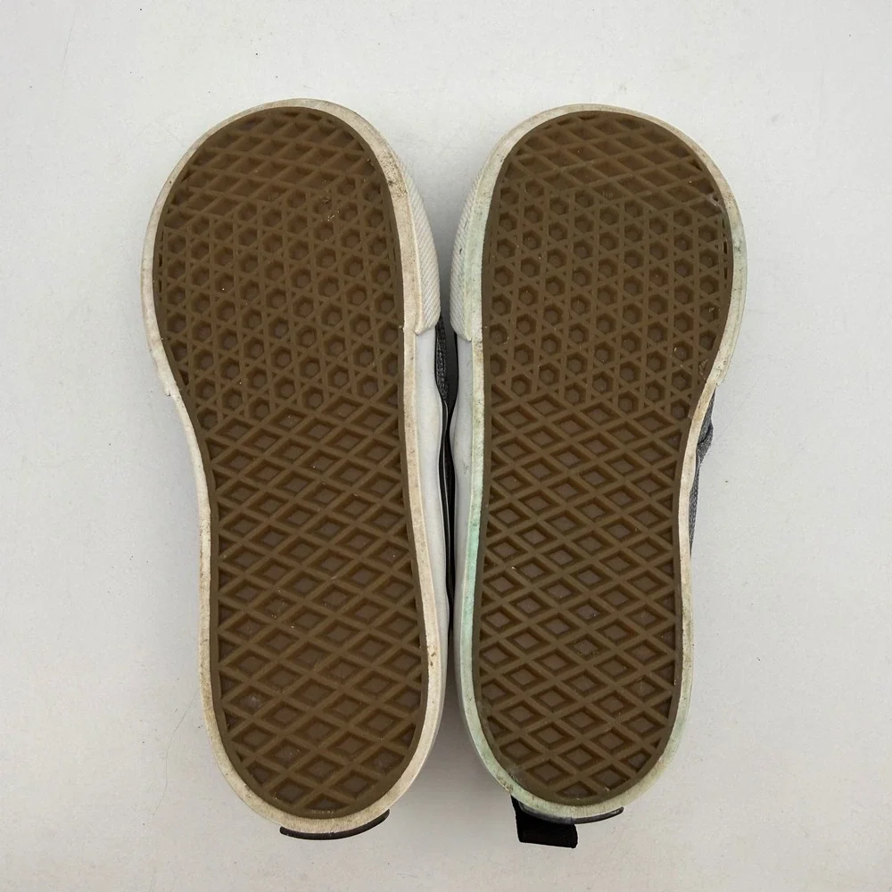 Vans Atwood Sneakers Toddler Size 9 Grey Canvas Low Top Skate Shoes